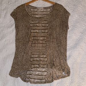 Michael Kors Reptile Print Tee
